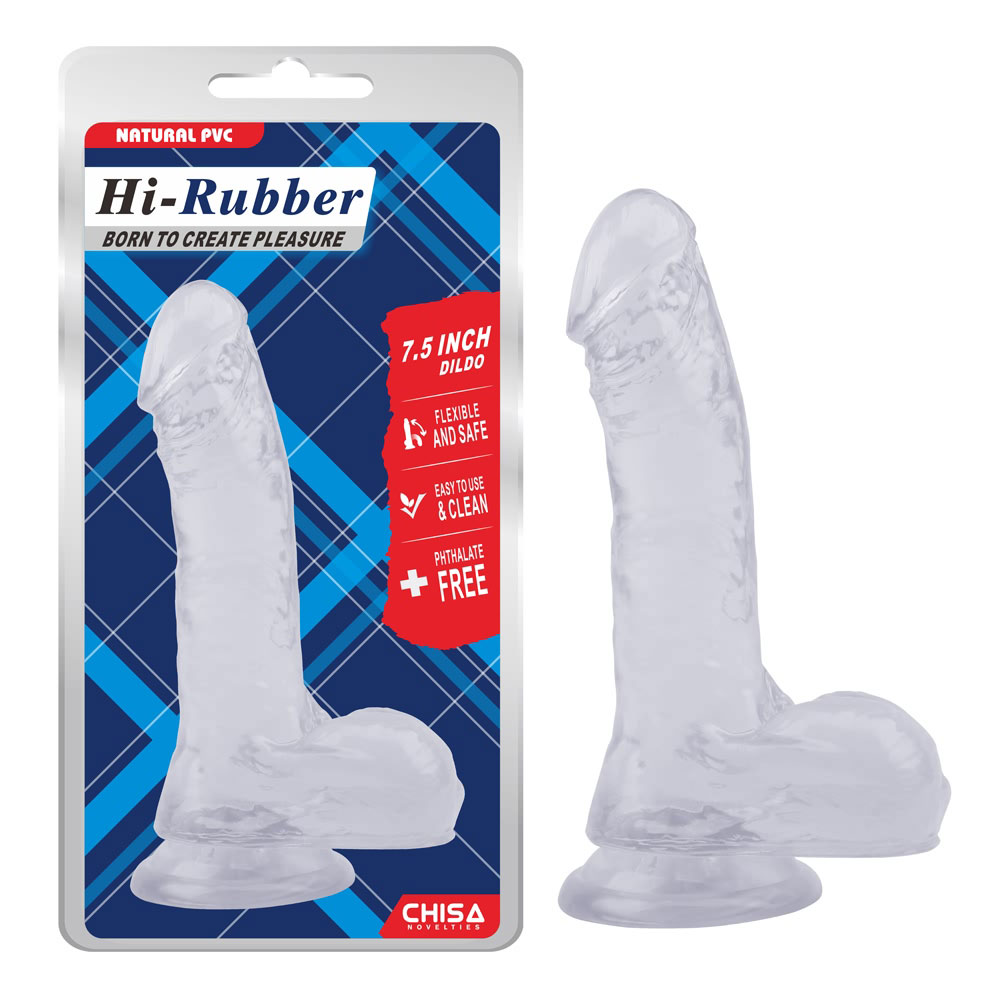 7,5 tommer Dildo-Clear