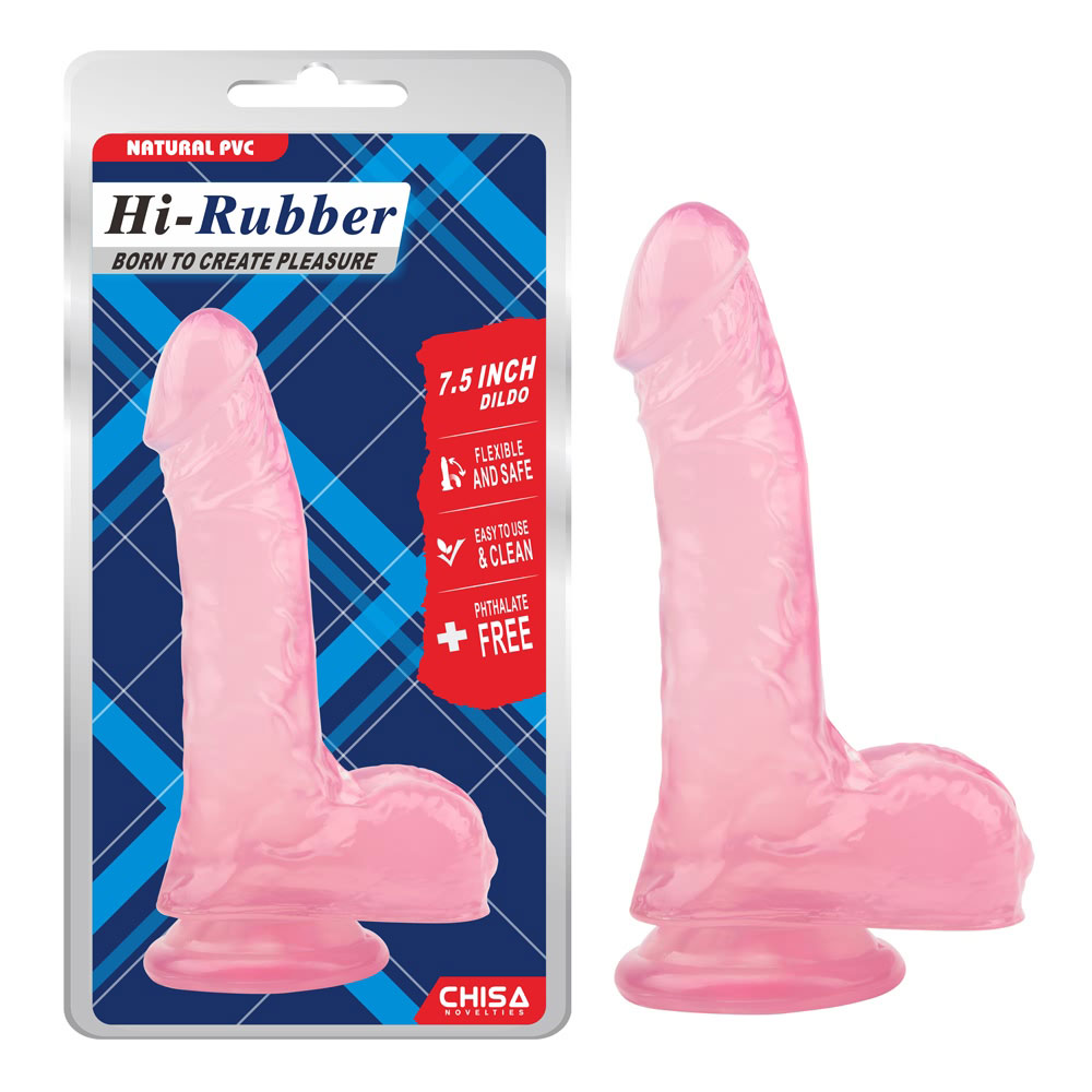 7,5 tommer Dildo-Pink