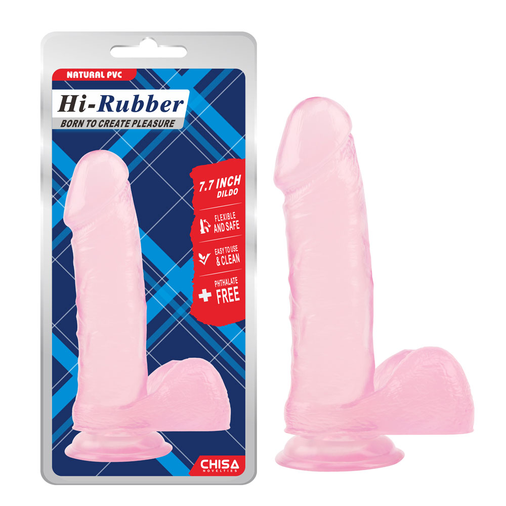 7,7 tommer Dildo-Pink