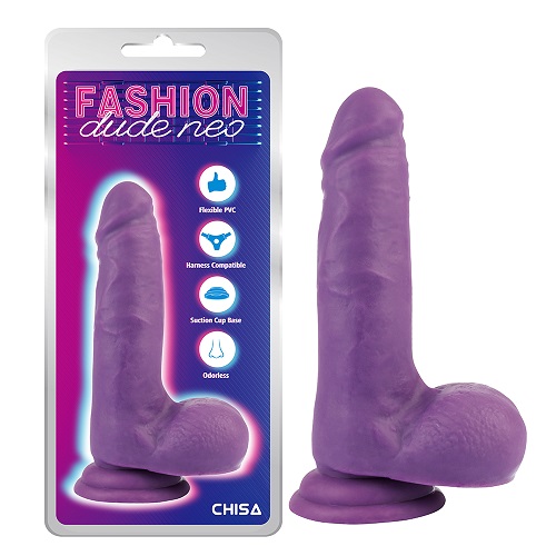 7'' Dual Density Cock Dildo Lilla