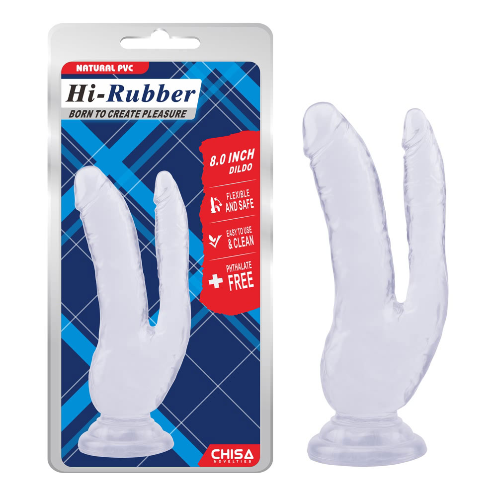 8,0 tommer Dildo-Clear