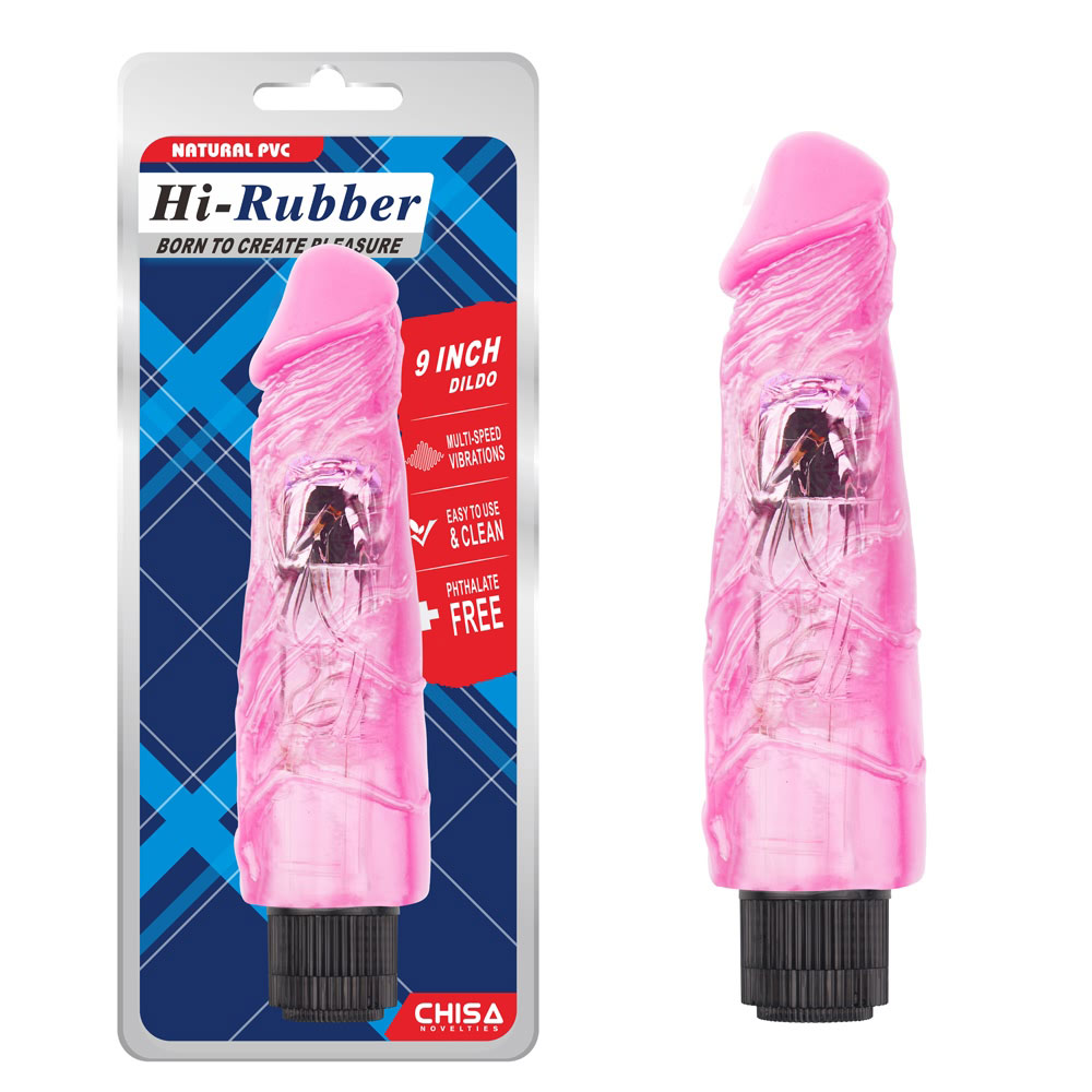 9 tommer dildo - pink