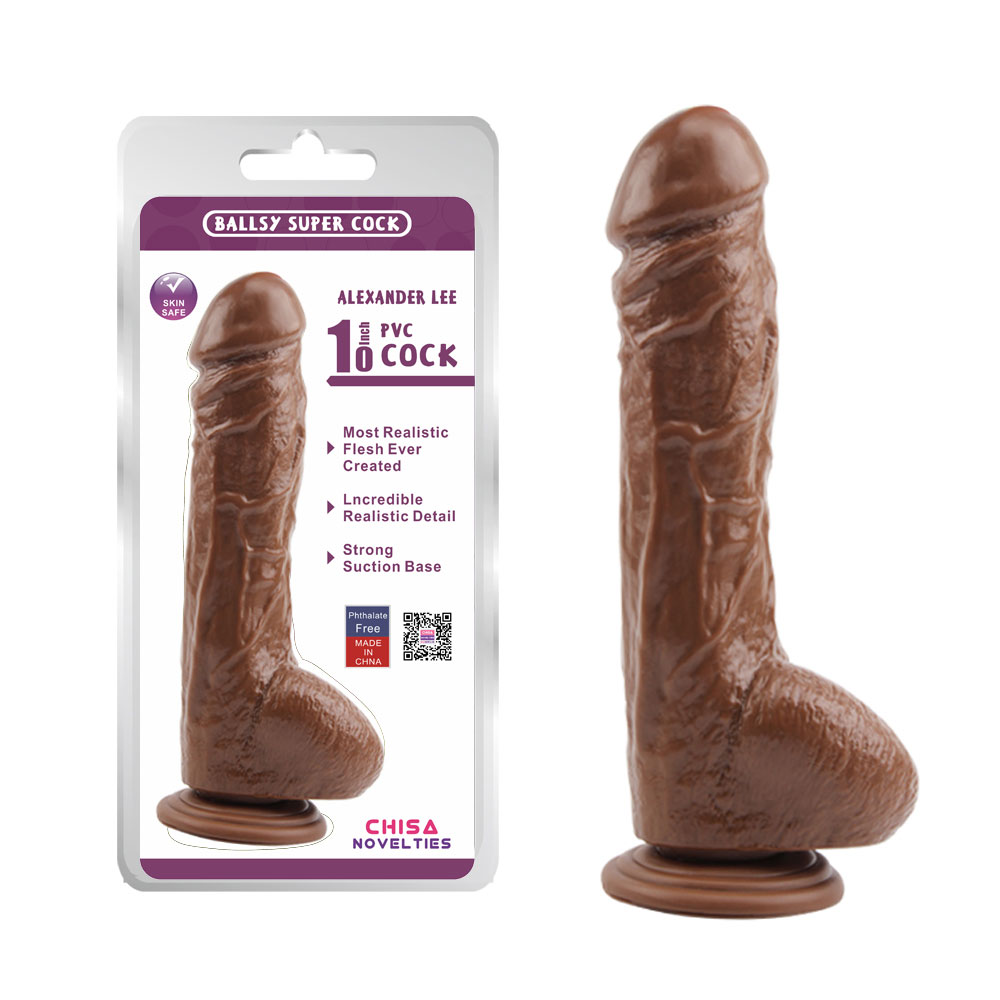 Alexander Lee 10'' Dildo-Brun