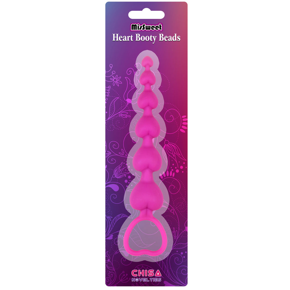 Heart Booty Beads-Pink